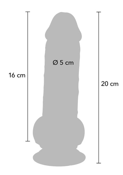 10-Dildo realistyczne grube Dual Density ToyJoy 20 cm-10
