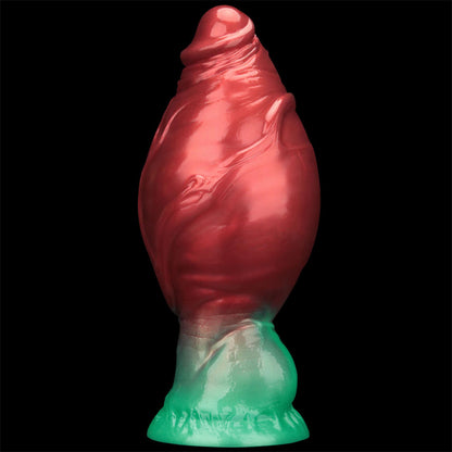8-7.5'' Dual Density Silicone Inflatable Dildo-8