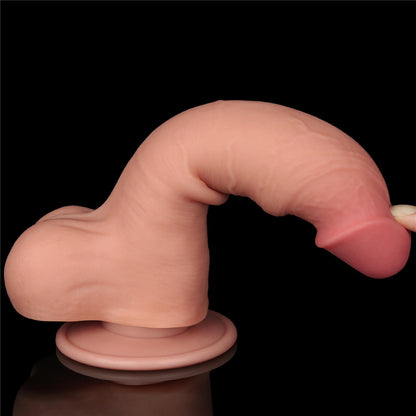 8-8'' Sliding Skin Dual Layer Dong Flesh-8