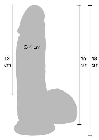 8-Dildo realistyczne Hidden Desire Inferno silikonowe 16 cm-8