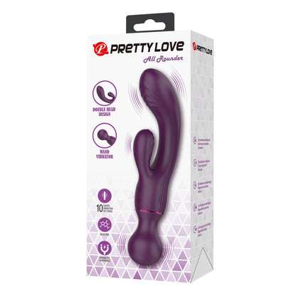 10-Wibrator króliczek Pretty Love silikonowy USB 20 cm-10