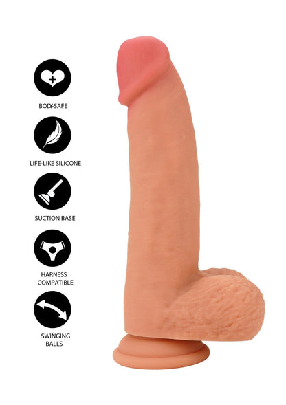 10-Realistyczne dildo silikonowe Hidden Desire 19 cm-10