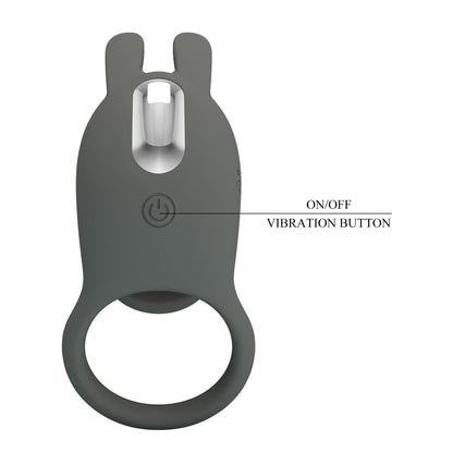 8-Nakładka wibrująca Pretty Love Master Ring silikonowa USB 4 cm-8