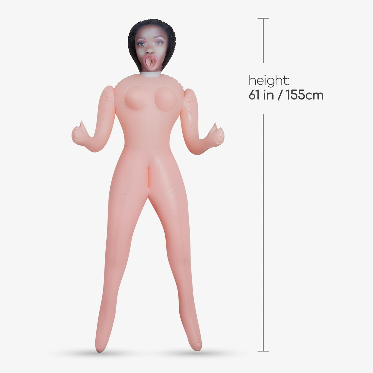 8-Lalka erotyczna dmuchana Crushious Lucia czarna 155 cm-8