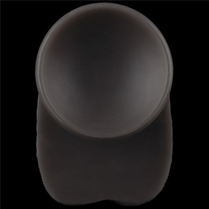 10-16'' Dual Layered Bendable Silicone Cock XXL(Black)-10