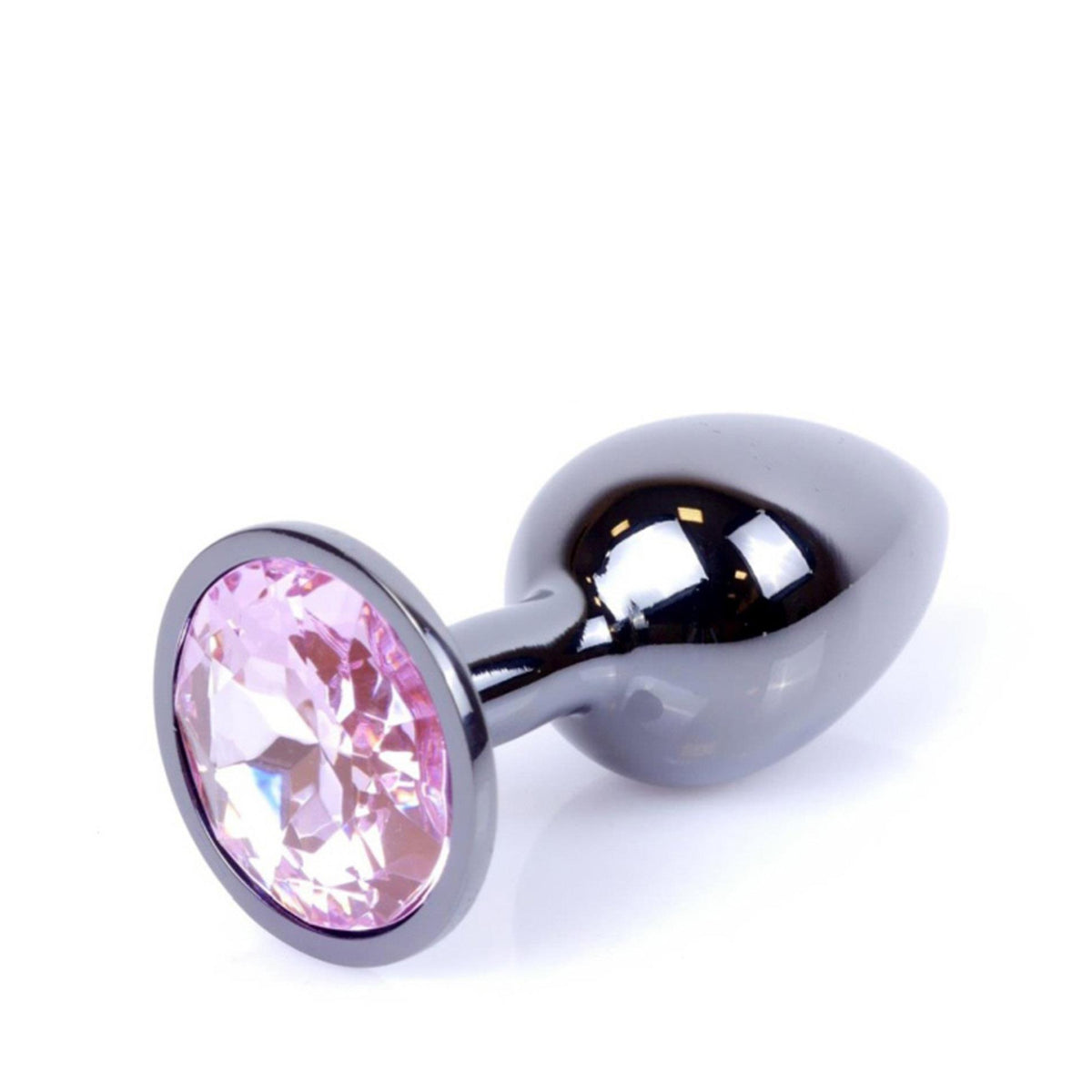 8-Biżuteria analna srebrna z diamentem MyLove Toys 7 cm-8