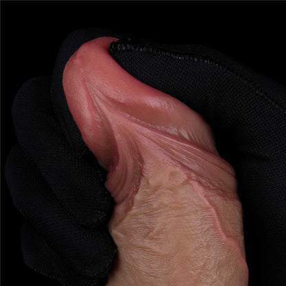 14-7.5'' Dual Layered Silicone Cock-14