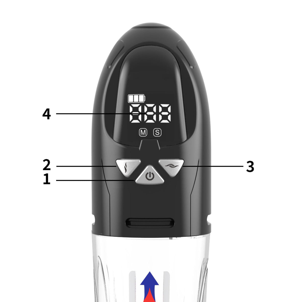 12-Pompka automatyczna Passion Pump wodoodporna LCD ładowalna 21 cm-12