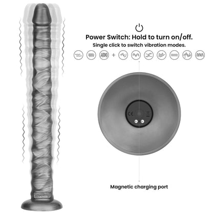11-16" King Sized Vibrating Vibrax Slider-11
