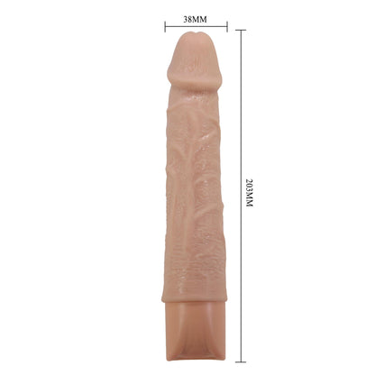 8-Realistyczny wibrator dildo Pretty Love Leander USB-8