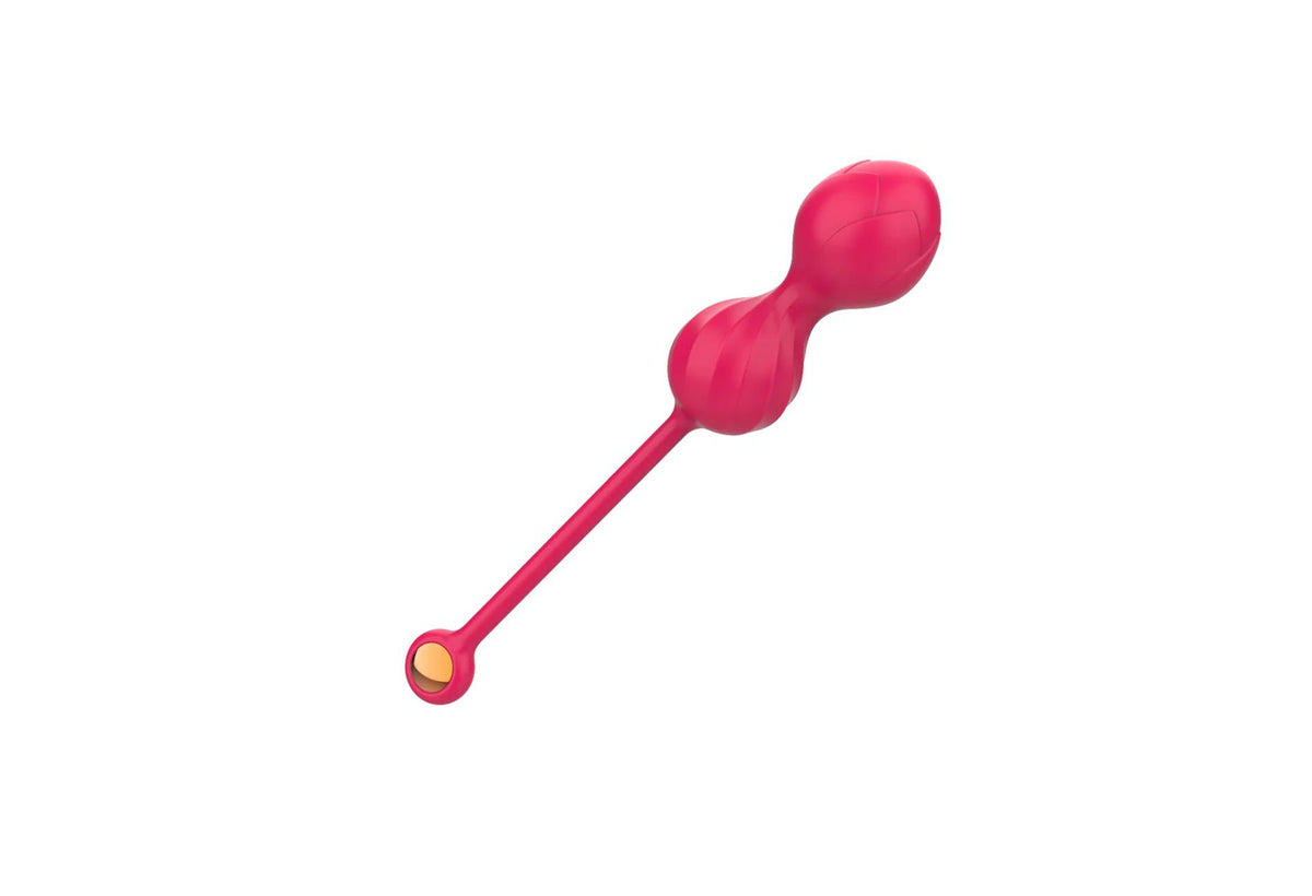 9-Kulki Kegla Lovesecret Premium z aplikacją różowe silikonowe USB 22 cm-9