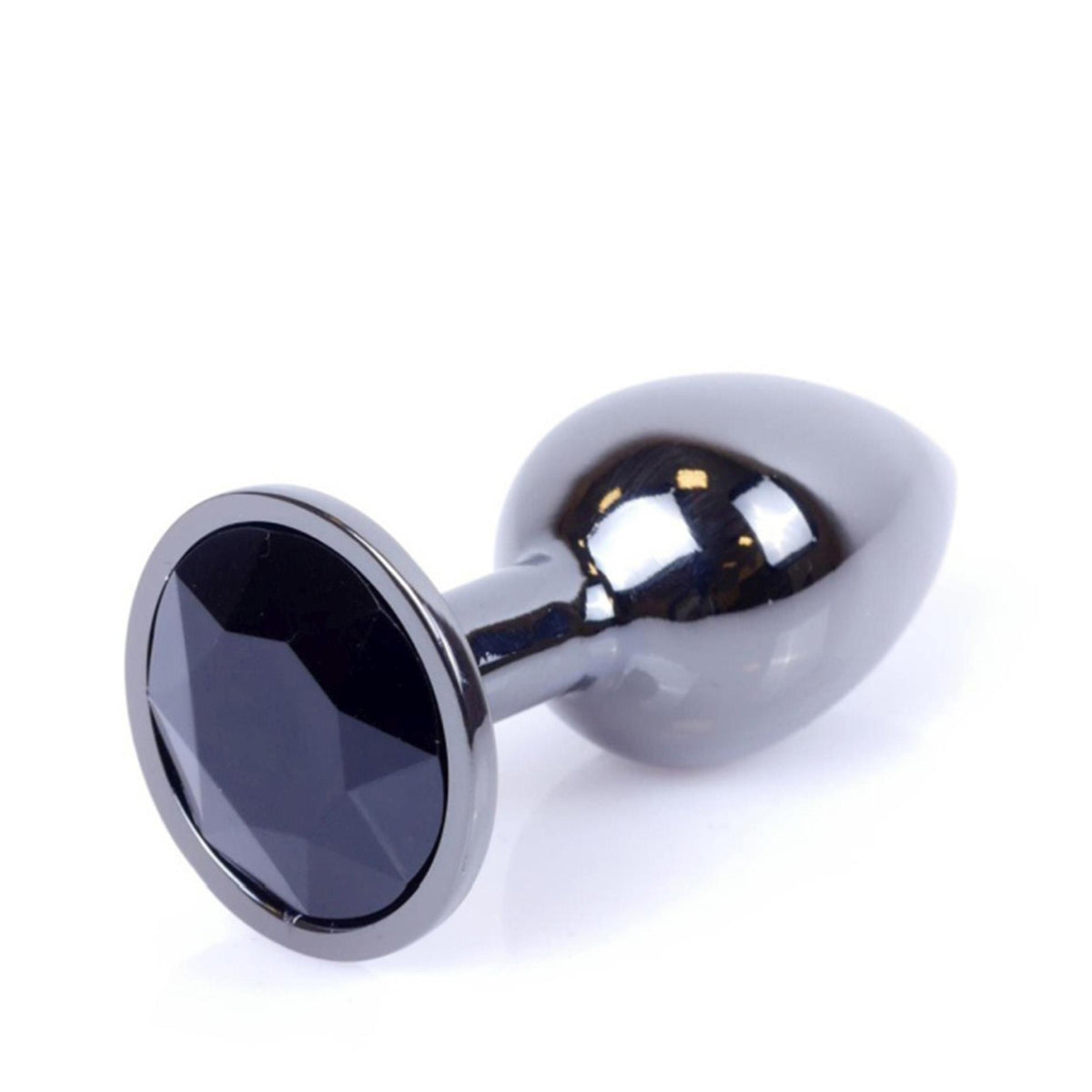 8-MyLove Toys - Jewellery Dark Silver PLUG- Black-8