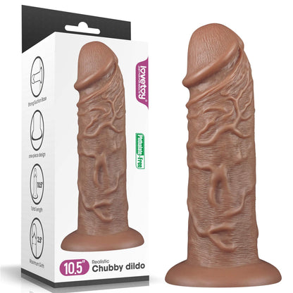 8-10.5'' Realistic Chubby Dildo-8