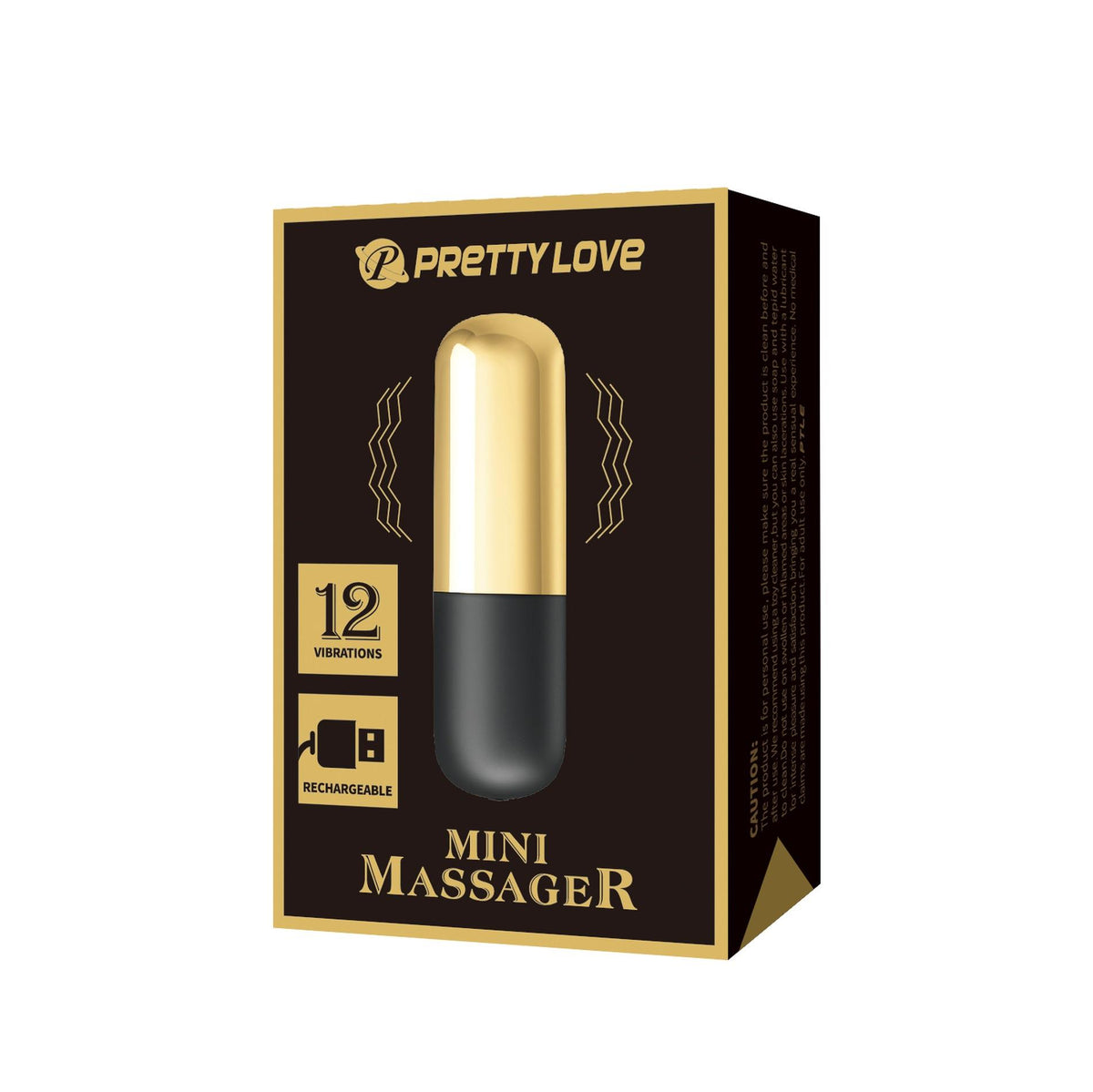 9-Mini wibrator Pretty Love złoty 12 funkcji-9