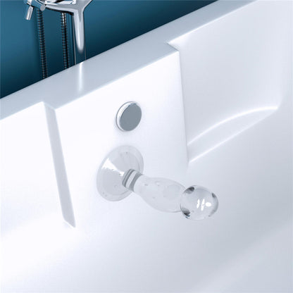 9-Flawless Clear Prostate Plug 6.5''-9