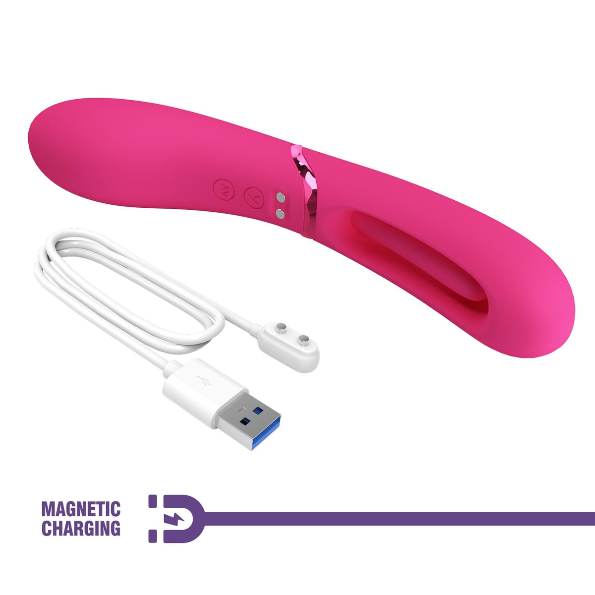 10-Wibrator punktu G Romance Lexie 7 wibracji 4 kołysania USB-10