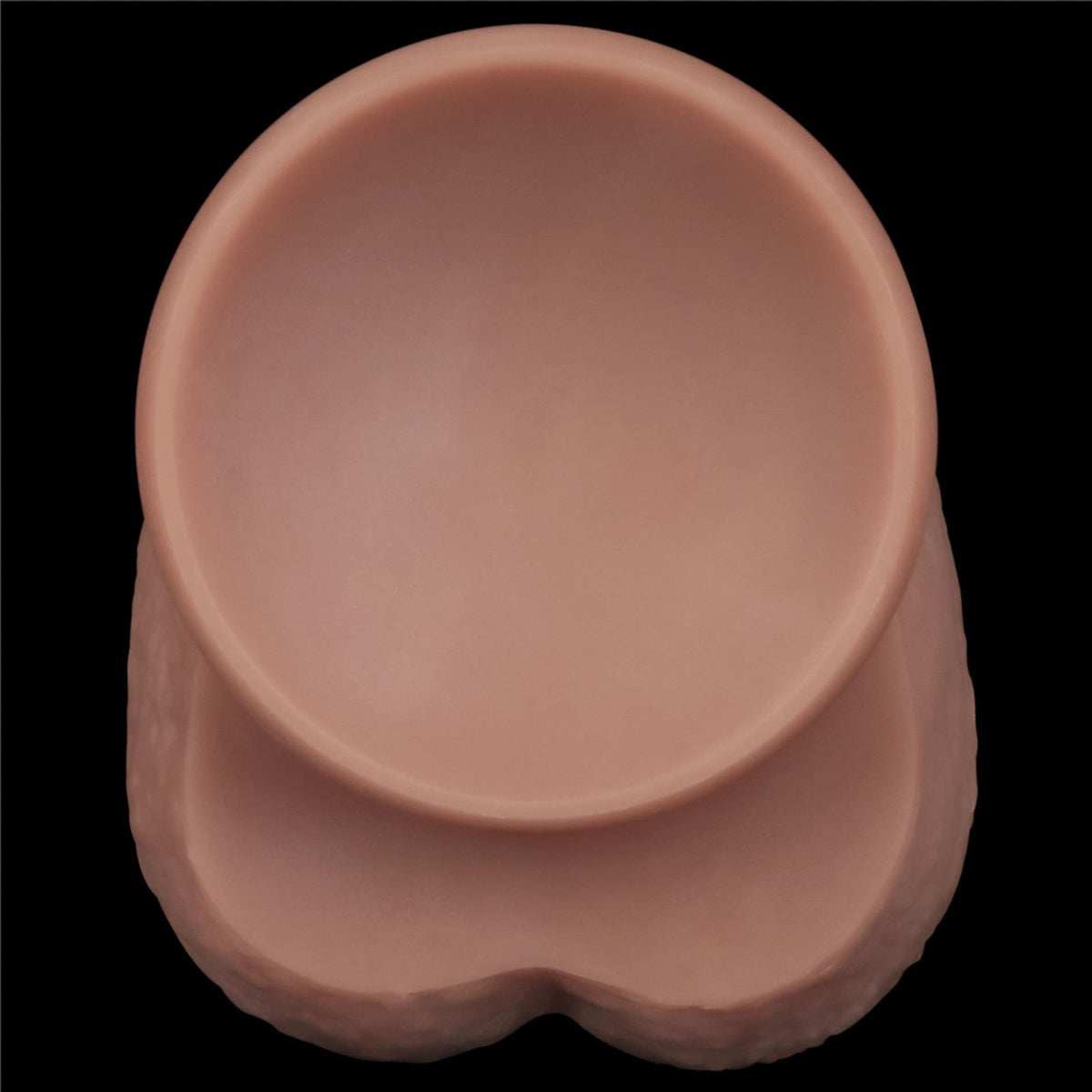 8-14.5'' Dual Layered Bendable Silicone Cock XXL(Flesh)-8