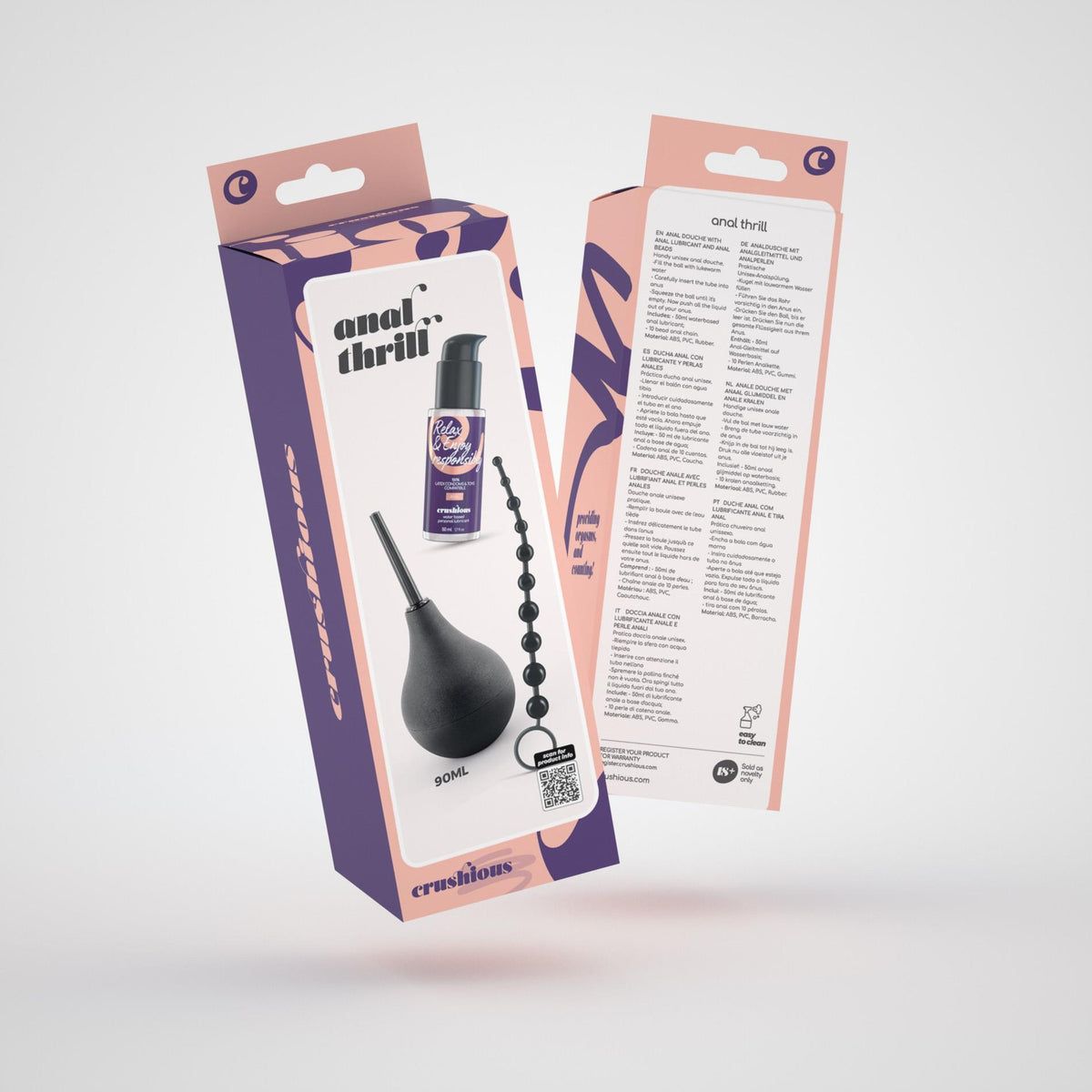 9-Zestaw analny Crushious gruszka 90 ml łańcuszek 10 perełek-9