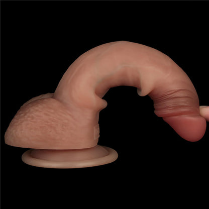 8-7.5'' Sliding Skin Pro Dual Layer Silicone Dong-8