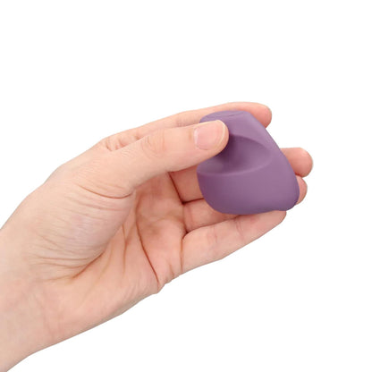 9-Wibrator na palec Loveline silikonowy fioletowy 3,5 cm-9