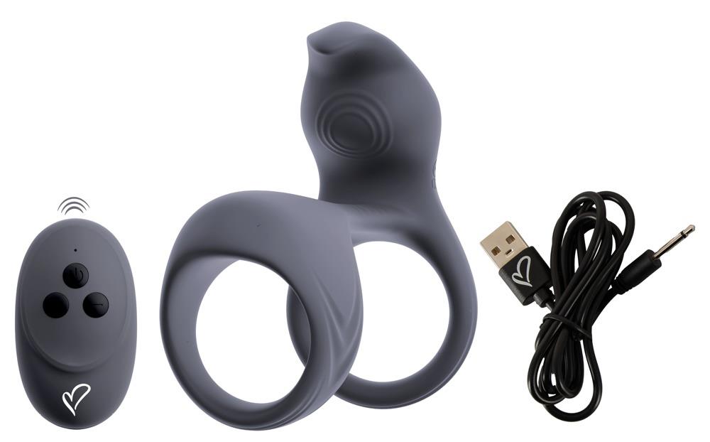 12-Pierścień wibrujący beau coeur Vylor RC z pilotem USB-12