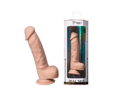 8-Dildo realistyczne Silexd Model 1 cieliste 18 cm-8