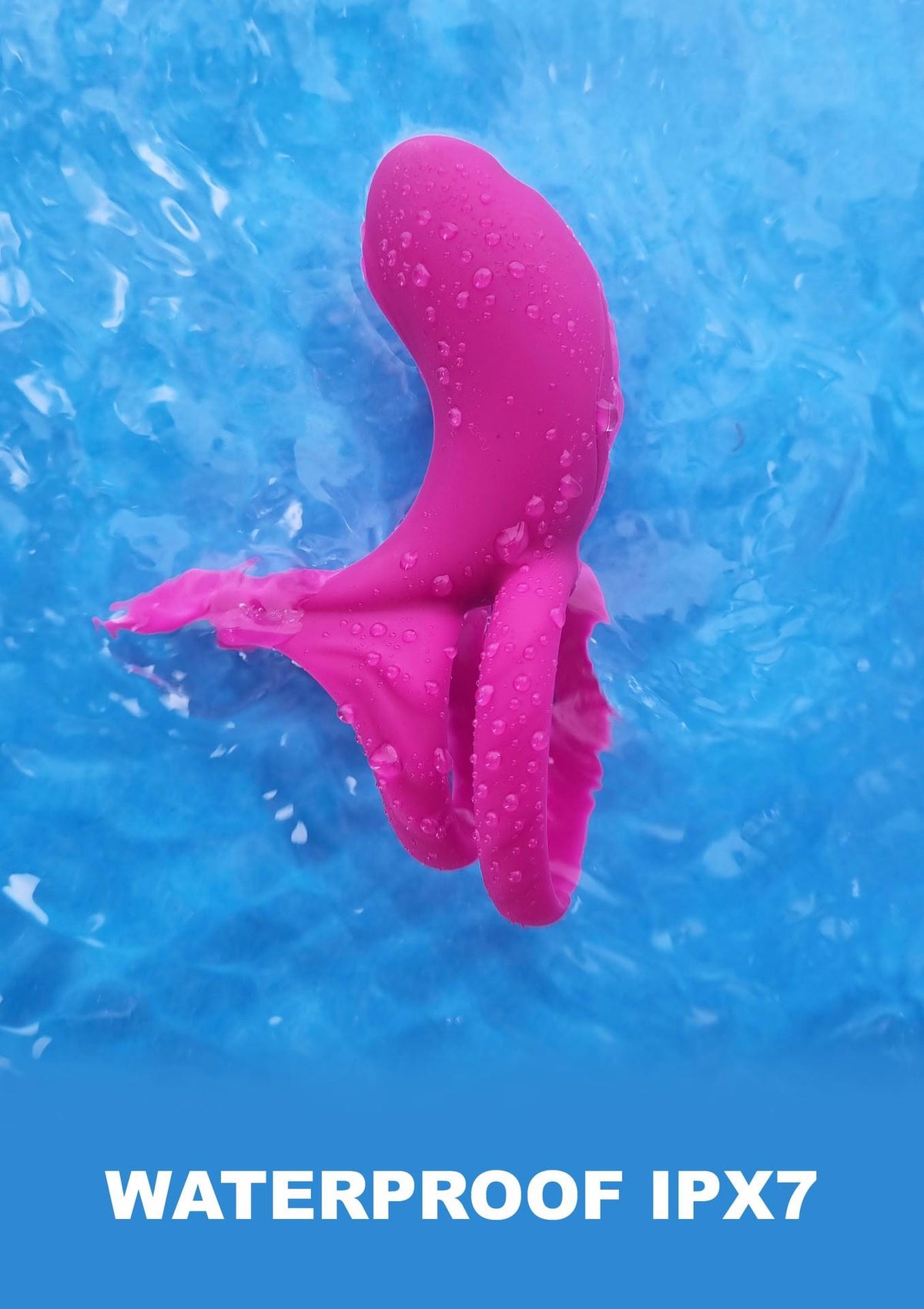 10-Couples Stimulator Ring Fuchsia-10