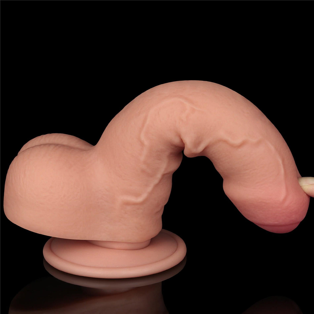 8-7'' Sliding Skin Dual Layer Dong Flesh-8