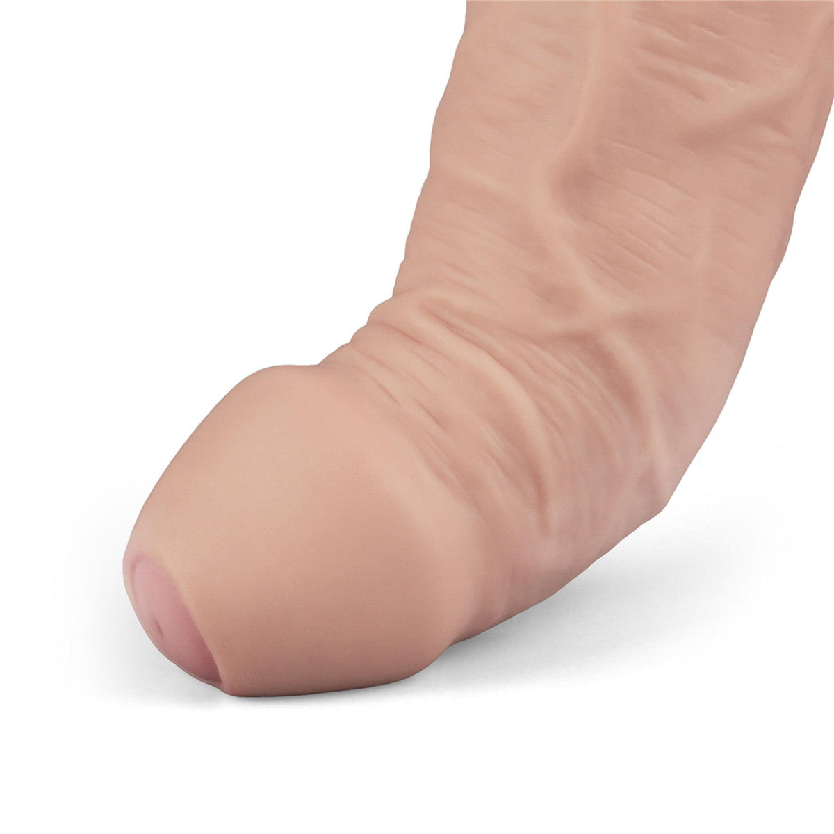 11-Realistyczne dildo wibrujące Lovetoy Real Softee 23 cm cieliste USB-11