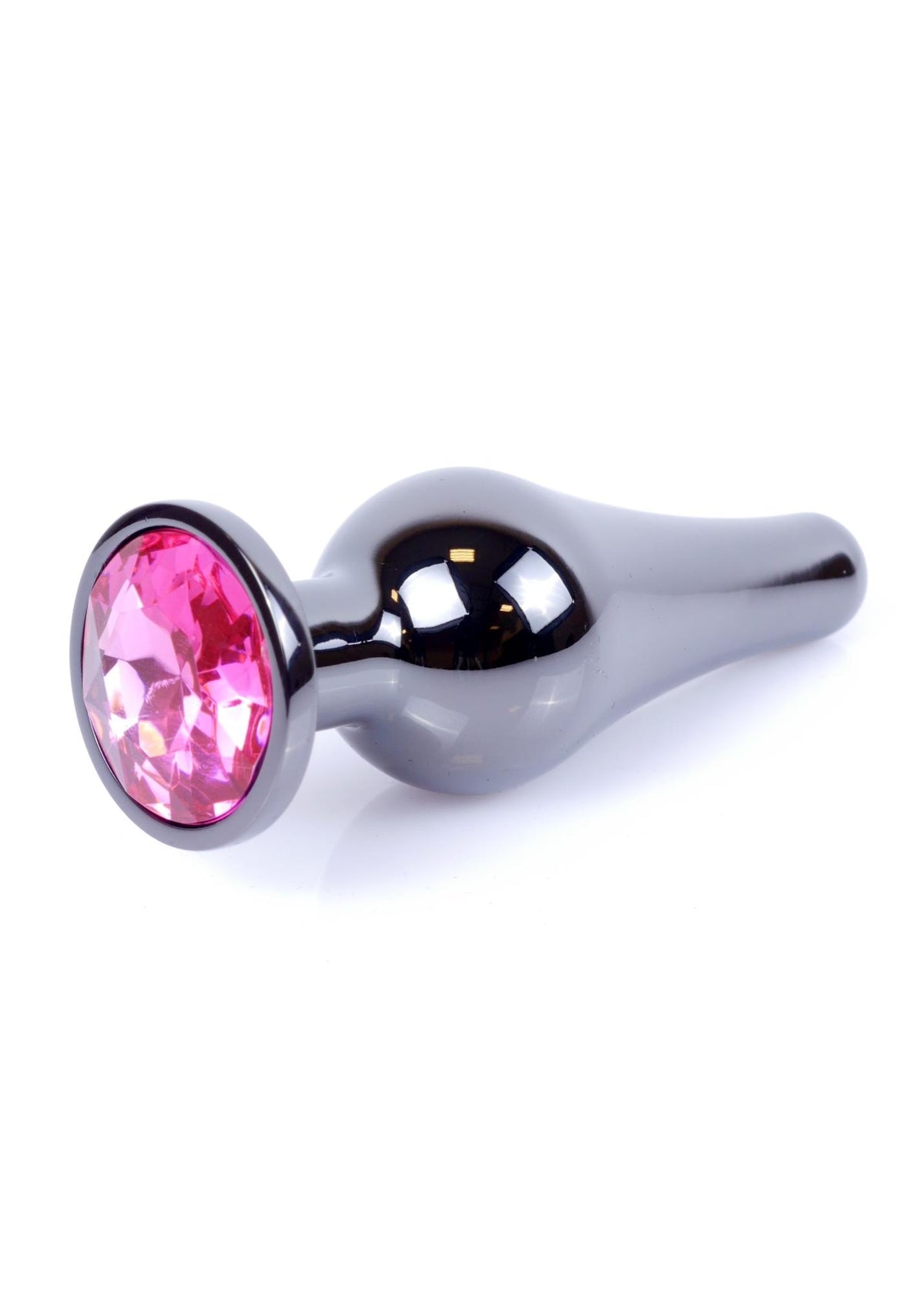 10-Biżuteria analna stalowa z różowym diamentem MyLove Toys 9,5 cm-10