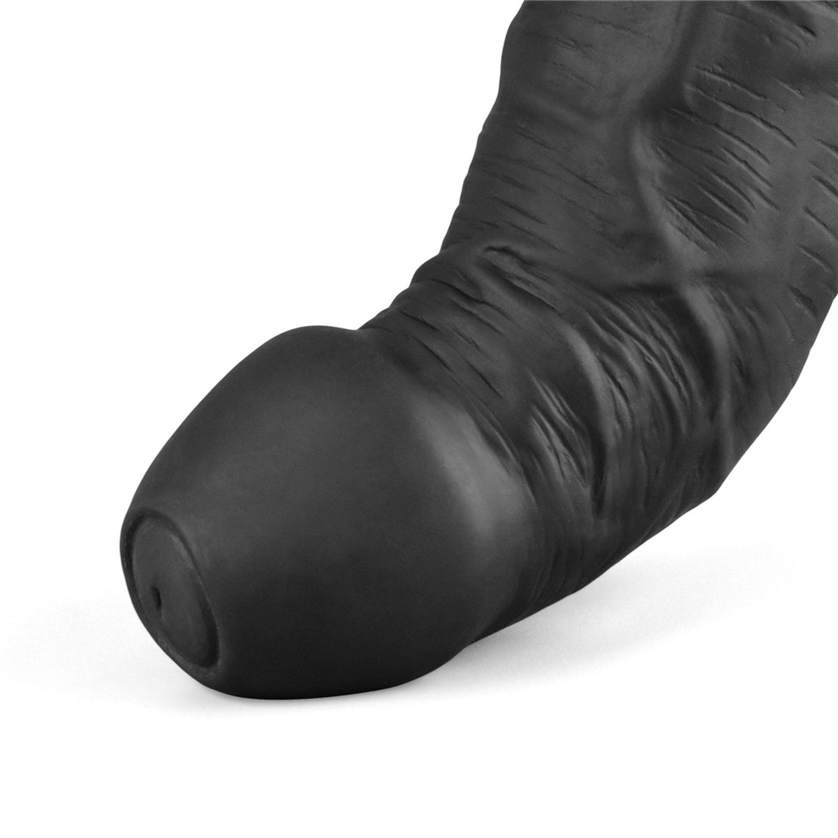 8-Realistyczne dildo wibrujące Lovetoy Real Softee czarne USB 23 cm-8