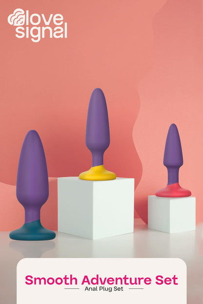 8-Zestaw silikonowych korków analnych treningowych Dream Toys-8
