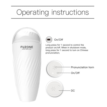 10-Sensoryczny masturbator wibrujący USB B-Series Lyla-10