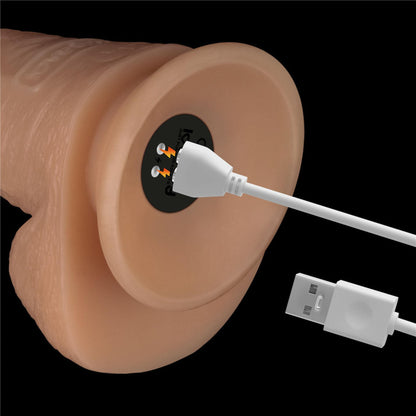 8-8'' Vibrating Power Basics Cock-8