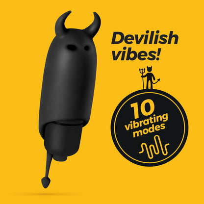 10-Wibrator mini Crushious O Pet Devil czarny 10 trybów 9 2 cm-10