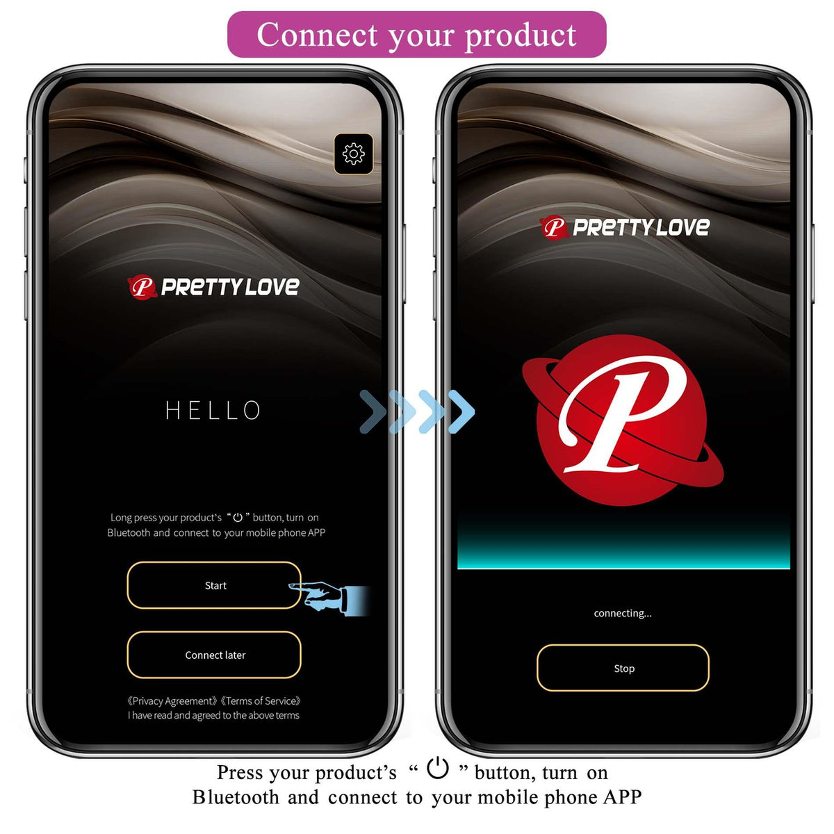 9-PRETTY LOVE - HECTOR, 12 vibration functions 5 electric shock functions Mobile APP remote control-9