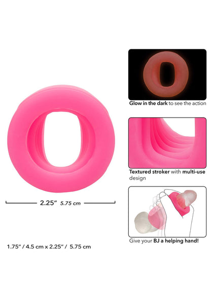 9-Pierścień erekcyjny silikonowy Slop Top Filthy Luv Calexotics różowy-9