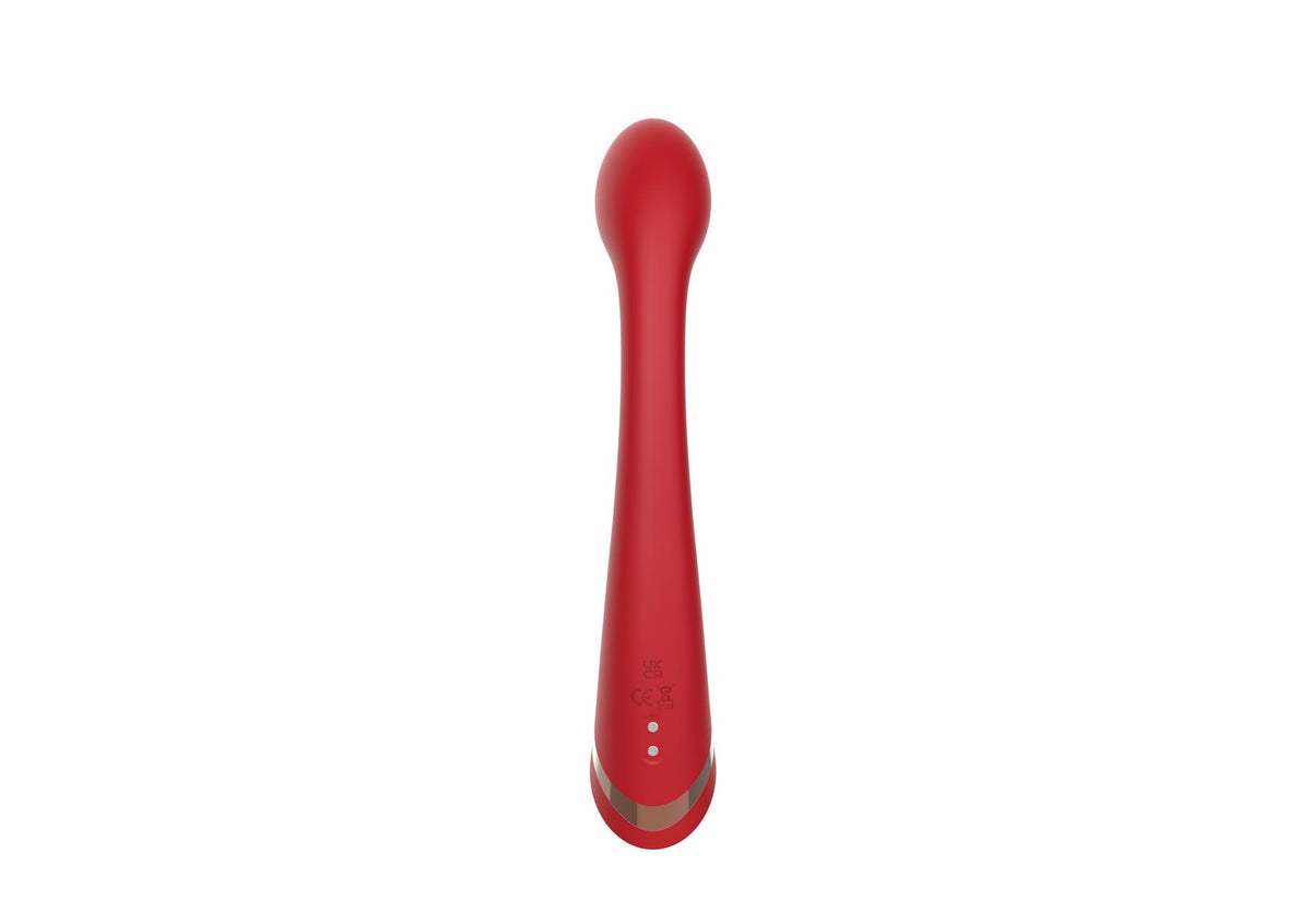 9-Wibrator punktu G B Series Cute czerwony silikonowy USB-9