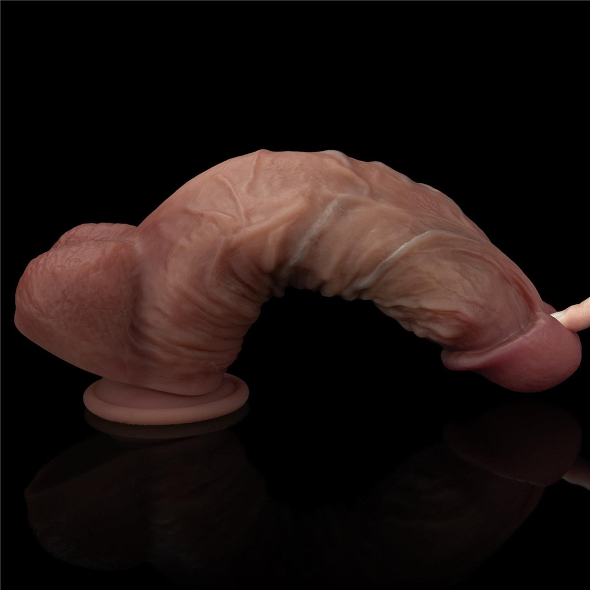 9-10.5'' Dual Layered Silicone Cock XXL-9