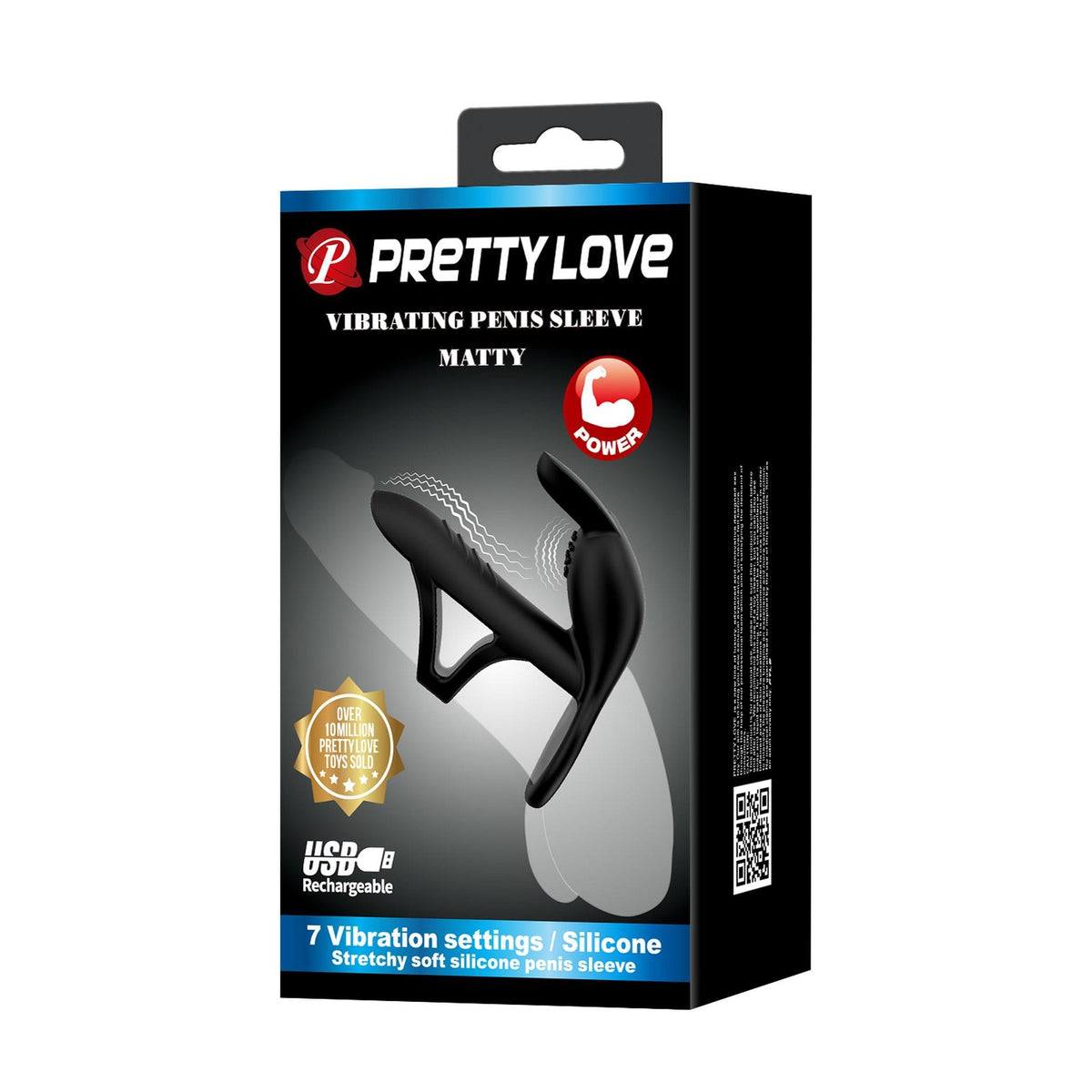 11-Nakładka wibrująca Pretty Love Matty silikonowa USB 4 cm-11
