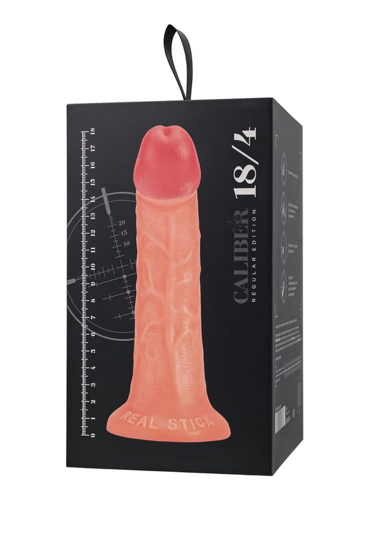 9-Dildo realistyczne Caliber RealStick cieliste 18 cm 4 cm-9