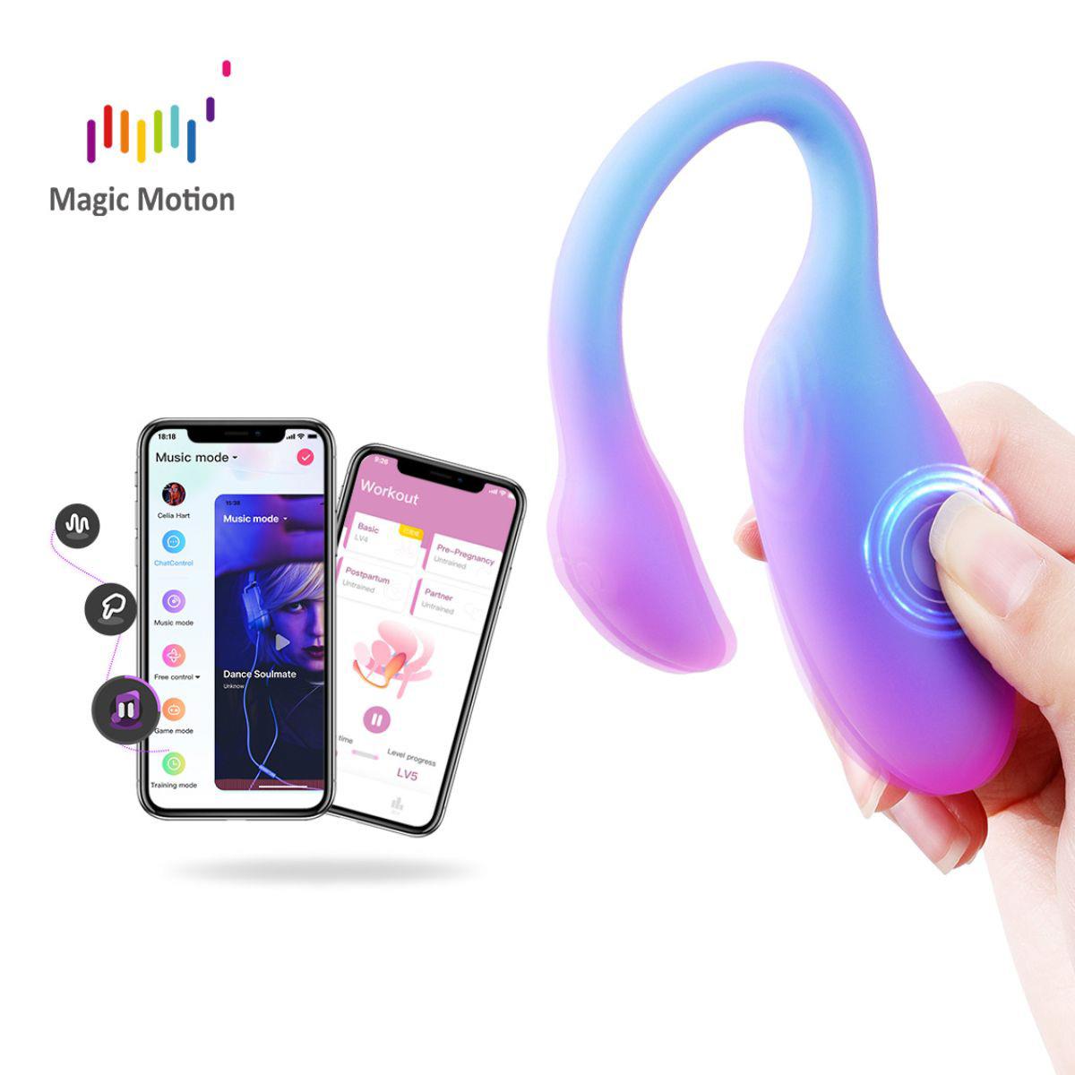 9-Wibrator noszony Magic Motion Flamingo Max niebieski z aplikacją-9