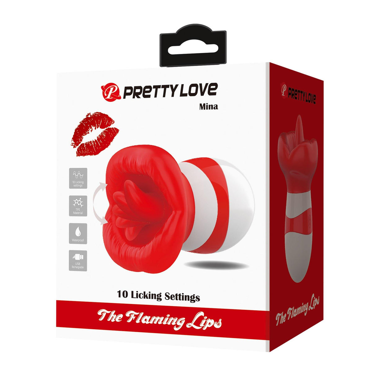 9-Stymulator łechtaczki Pretty Love Mina liżący 10 trybów-9