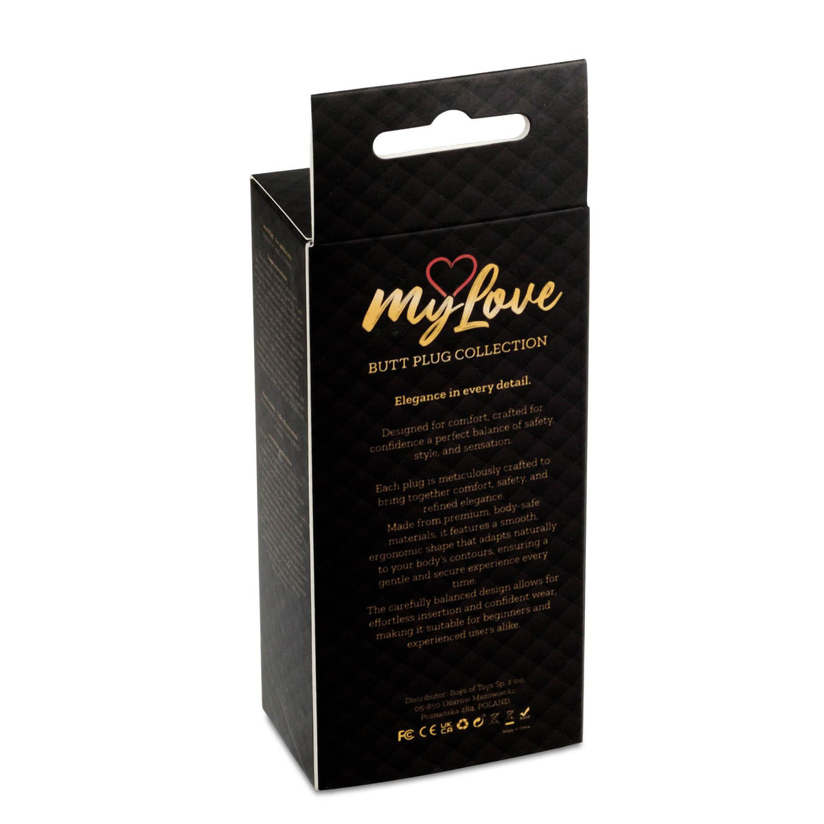 11-Silikonowa biżuteria analna MyLove Toys czerwona średnia 8 cm-11