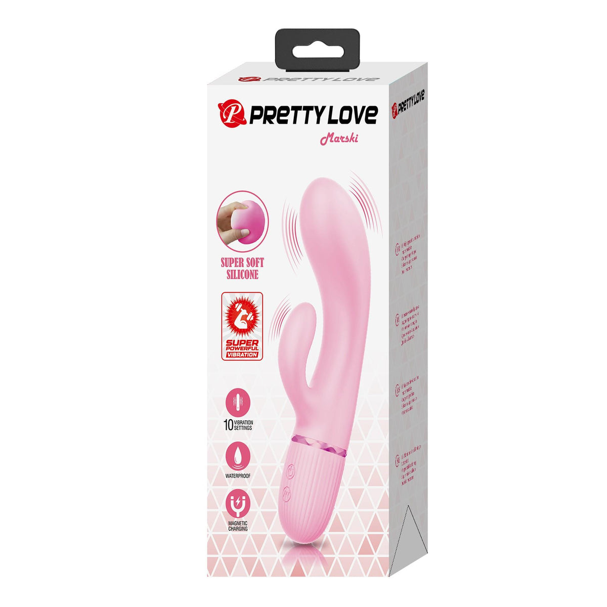 9-Wibrator króliczek silikonowy Pretty Love Marski 10 funkcji-9