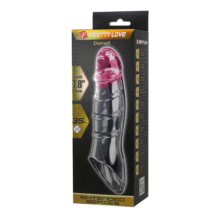 9-Przedłużka TPE Pretty Love Damell różowa 19,8 cm-9