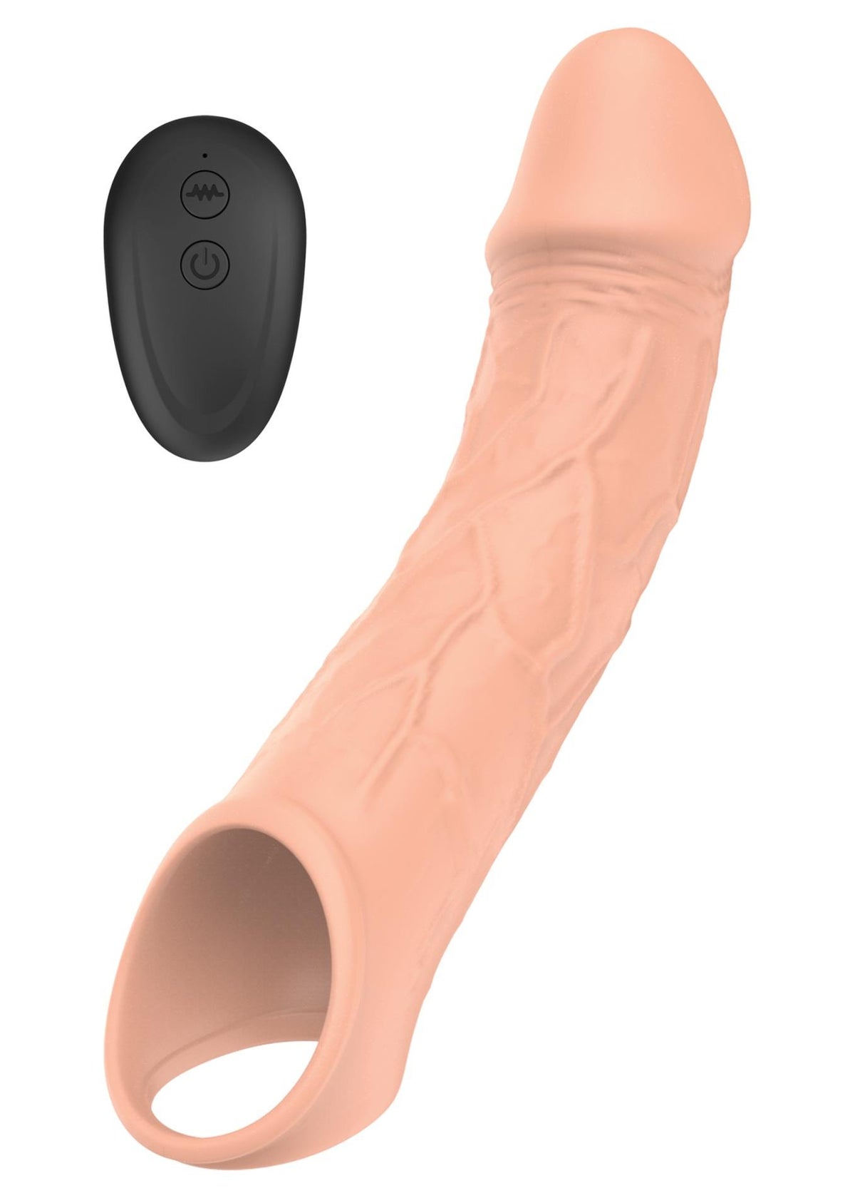 11-Wibrująca przedłużka silikonowa B-Series Magic USB 10 funkcji-11