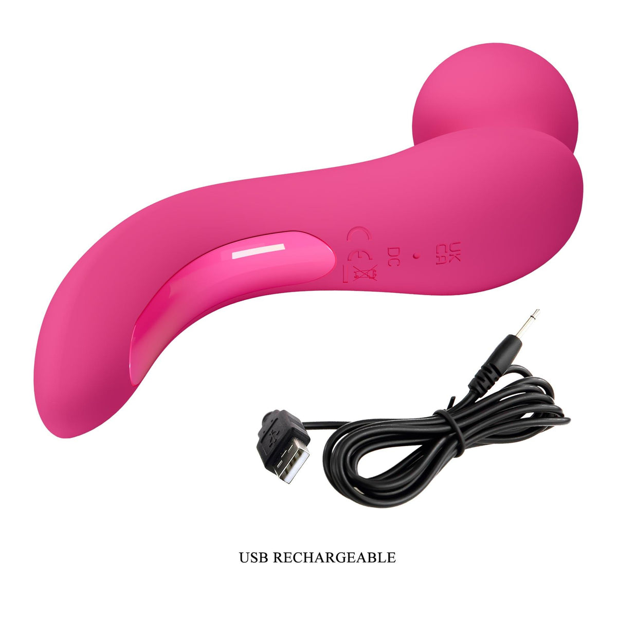 9-Lois - Wibrator 10 Trybów Silikon USB-9