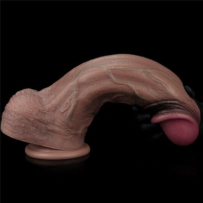 9-13"""" Dual Layered Silicone Cock XXL-9