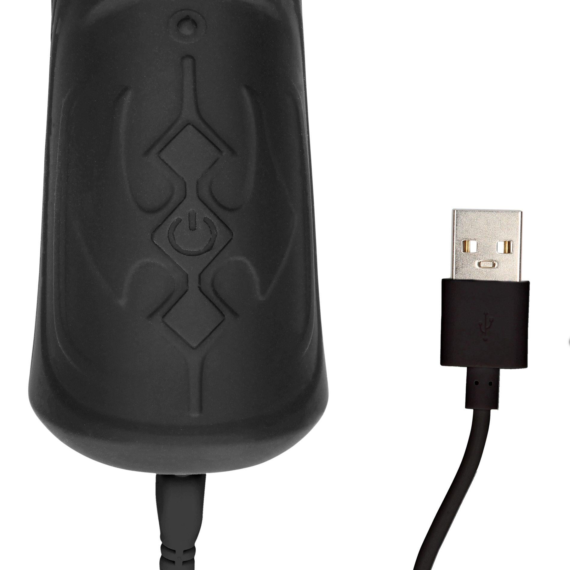 9-Hand Held Vibrating Sex Machine - Black-9